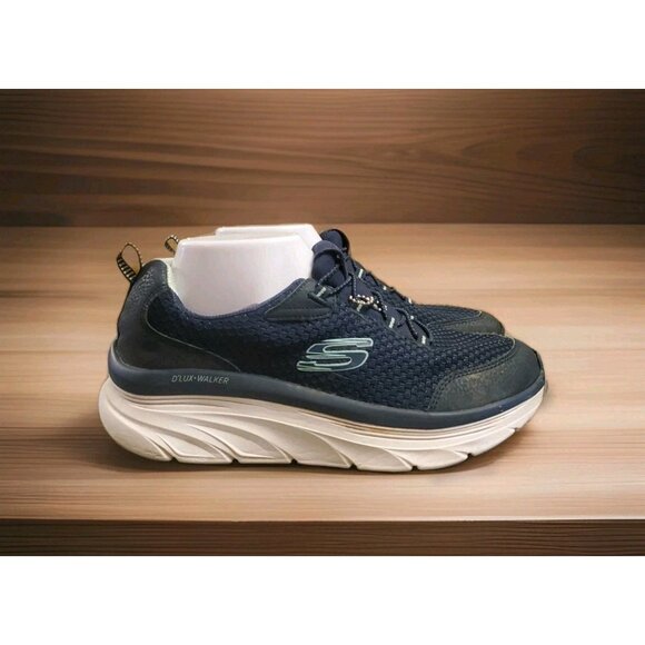 Skechers D'Lux Walker Memory Foam Shoes Women’s Size 8.5 Navy - Picture 1 of 12